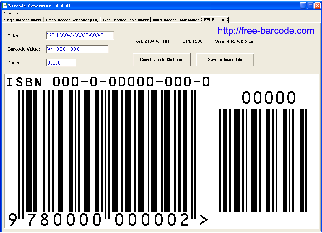 barcode printing software free